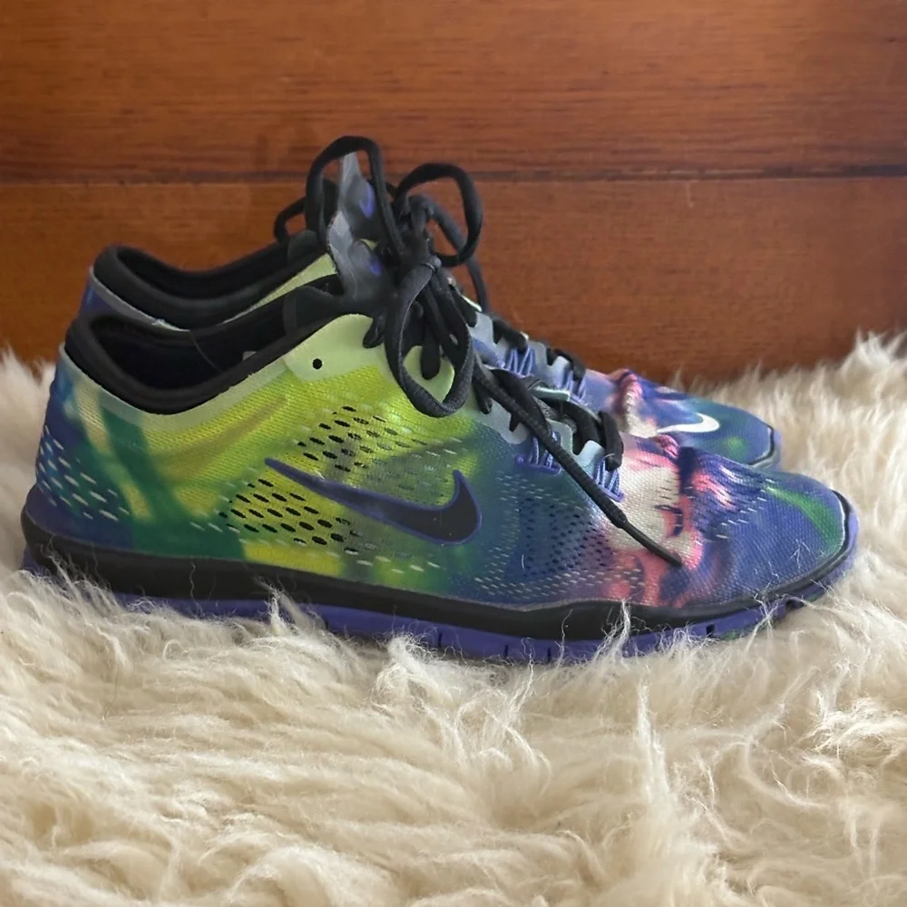 Nike Tie Dye Free 5.0 TR Fit 4 Training Running Sneakers